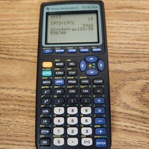 Texas Instruments TI-83 Plus Black Graphing Calculator